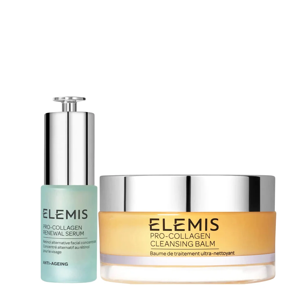 Elemis Power of Pro-Collagen Duo: Pro-Collagen Renewal Serum 15ml and Cleansing Balm 100g afbeelding 1