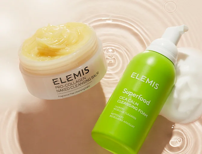 Dubbele reiniging om te kalmeren